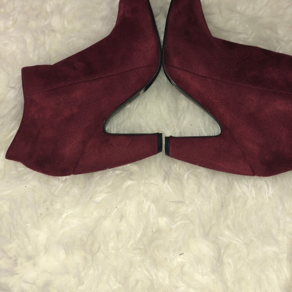 Burgundy booties - Picture 2 of 6